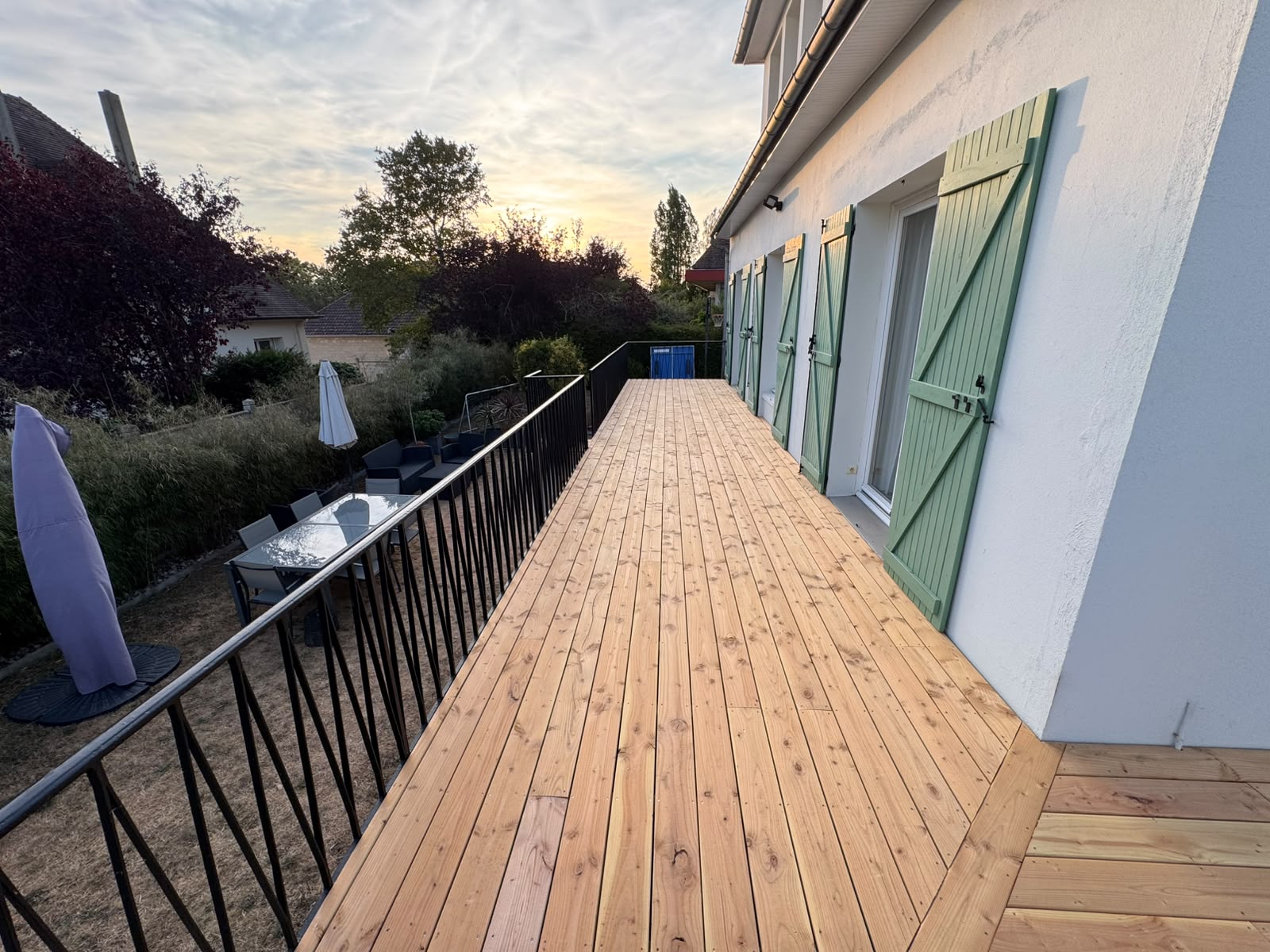 Jardin paysager réalisé par Grollier Paysages